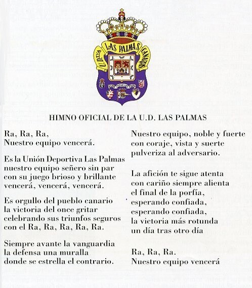 Himno Del UD Las Palmas