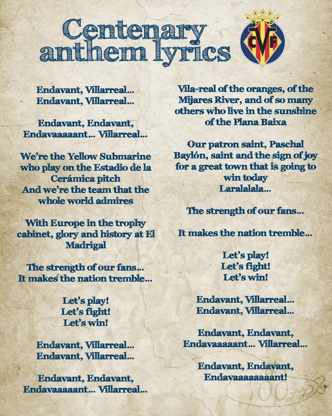 Himno Del Villarreal CF