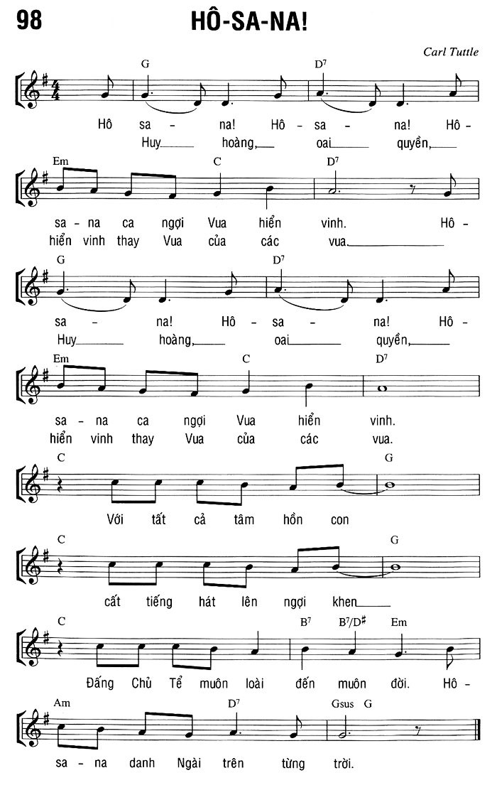 Hô-sa-na ở trên trời cao (Be lifted high)
