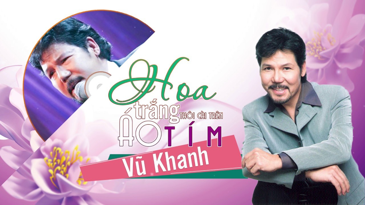 Hoa Trắng Thôi Cài Trên Áo Tím