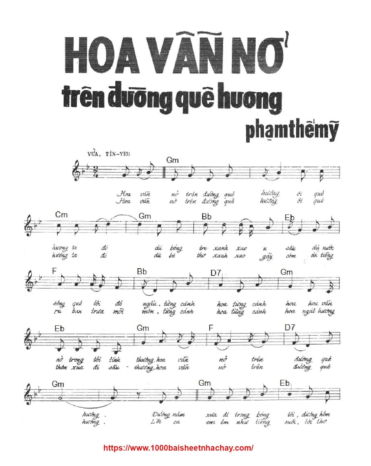 Hoa Vẫn Nở Trên Đường Quê Hương