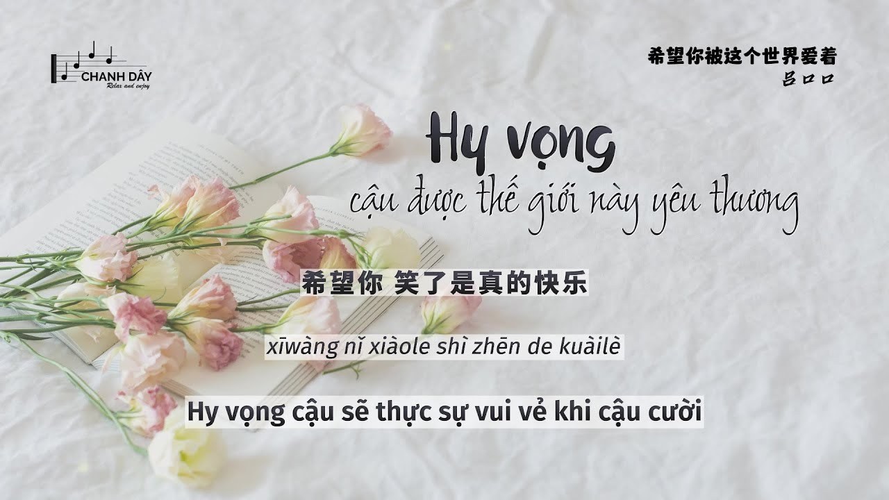 Hy vọng cậu được cả thế giới yêu thương 