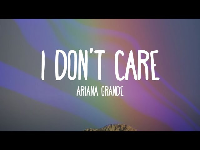 I Don't Care