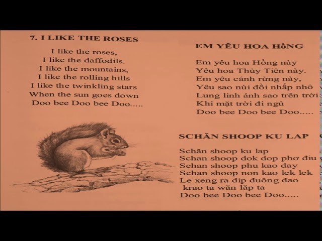 I Like The Roses ( Em Yêu Hoa Hồng)