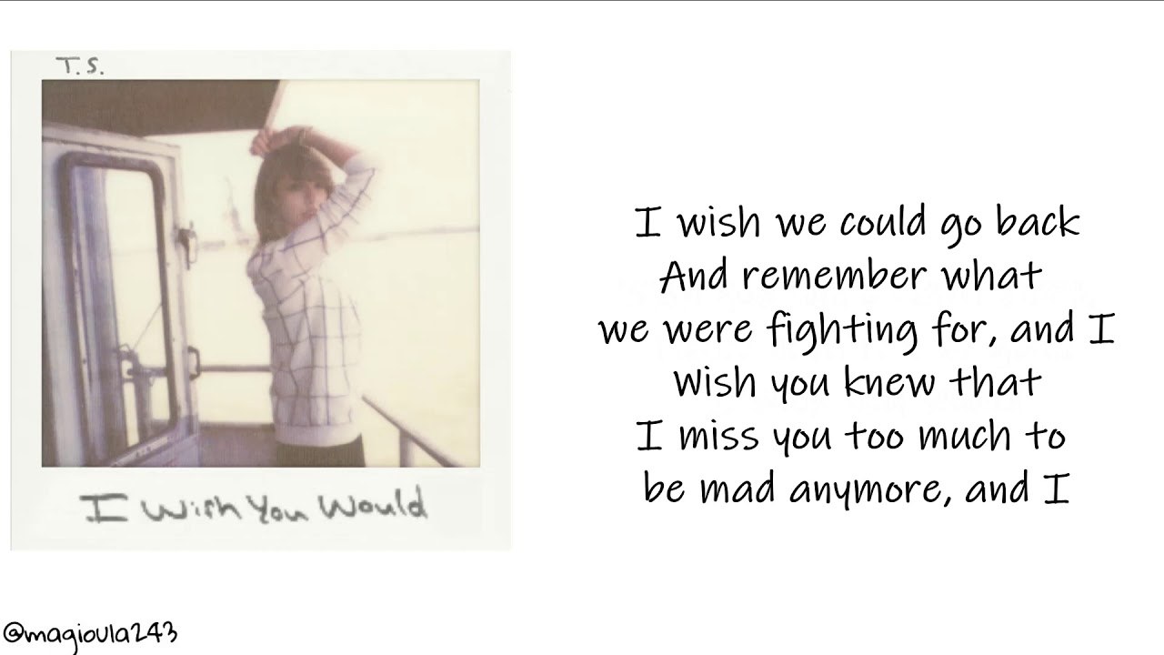 I Wish You Would