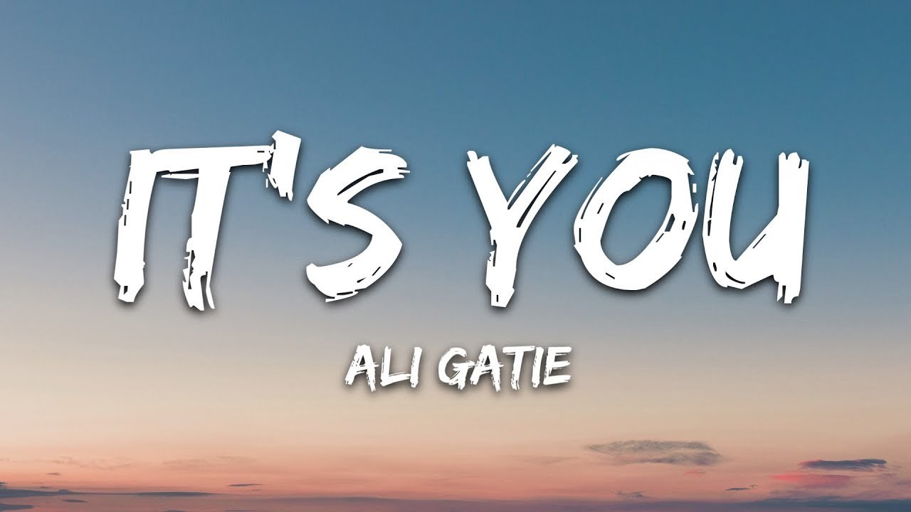 It’s you 