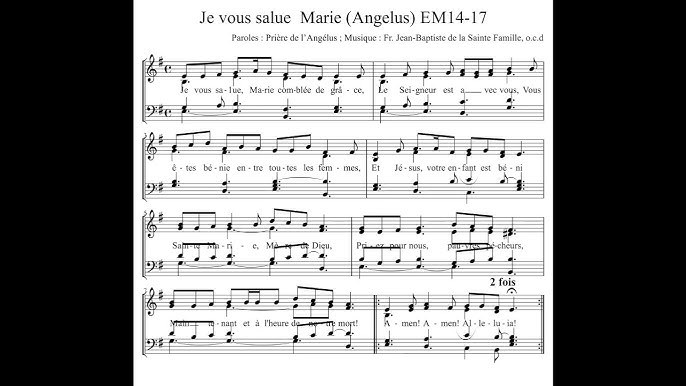 je vous salue, Marie