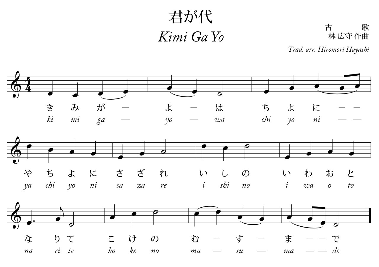 Kimigayo (Quốc Ca Nhật)