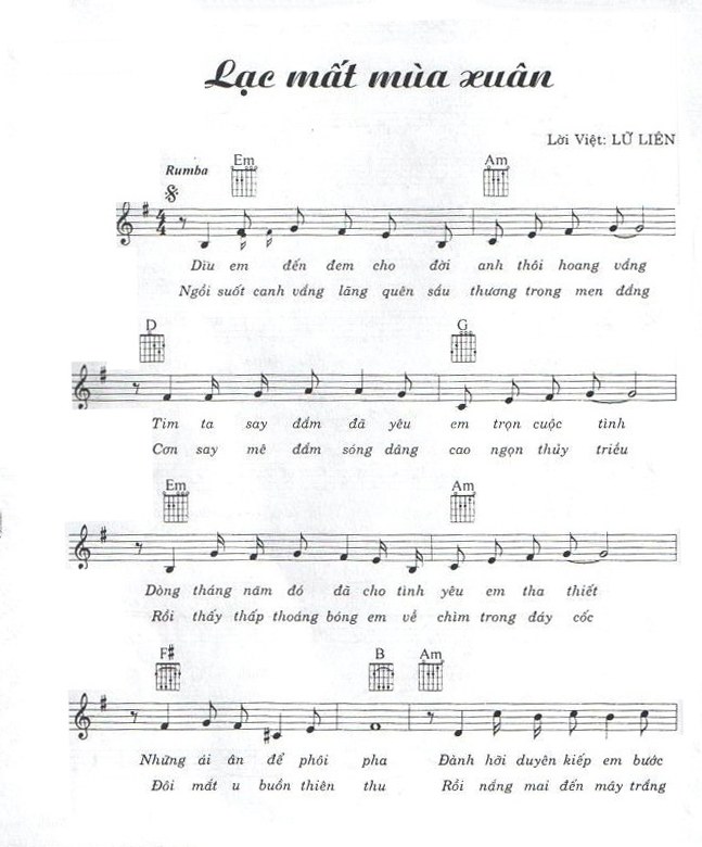 LẠC MẤT MÙA XUÂN