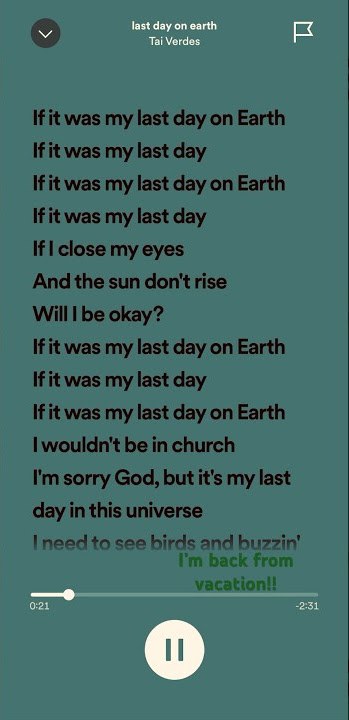 LAst dAy oN EaRTh