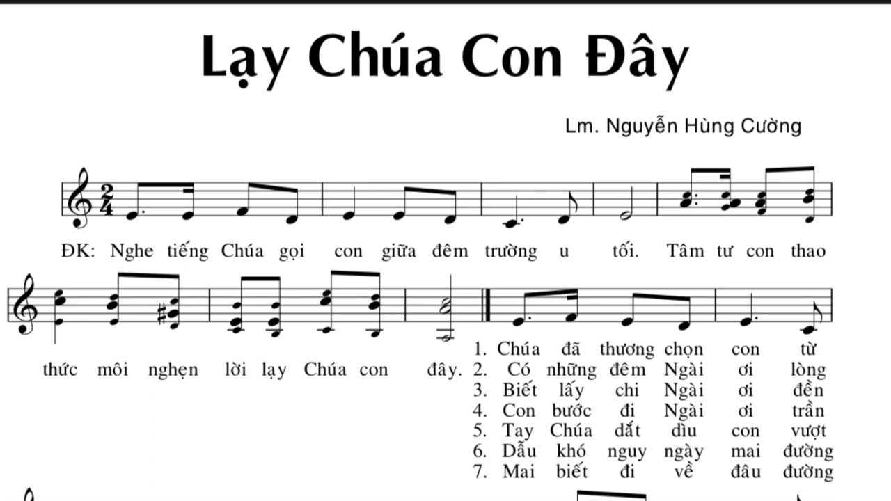 Lạy Chúa con đây