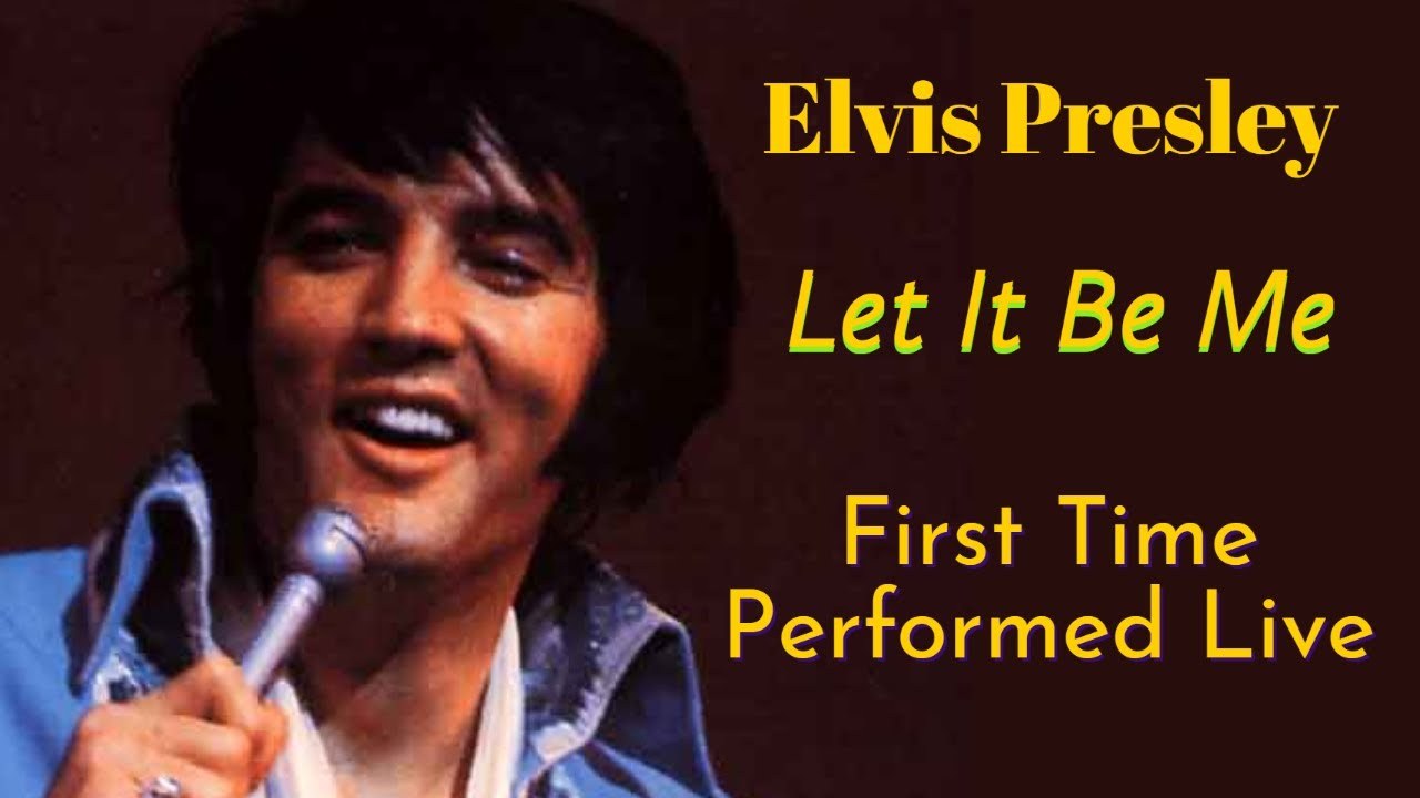 Let It be me