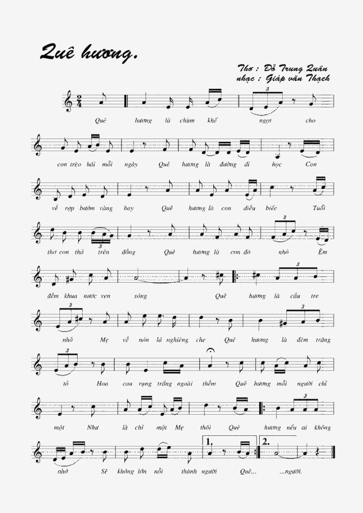 liên khúc nhạc quê hương