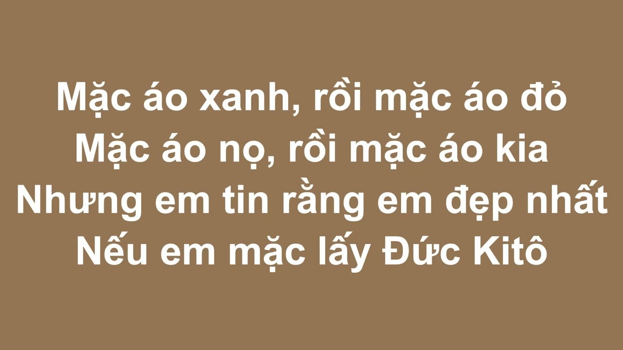 Mặc lấy Đức Kitô (Áo xanh áo đỏ)
