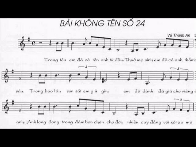 MÃI TRONG TIM ANH (BÀI KHÔNG TÊN SỐ 24)
