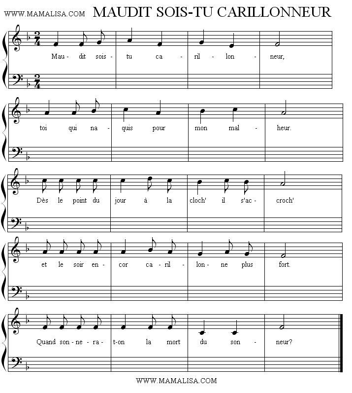 Maudit sois-tu, carillonneur