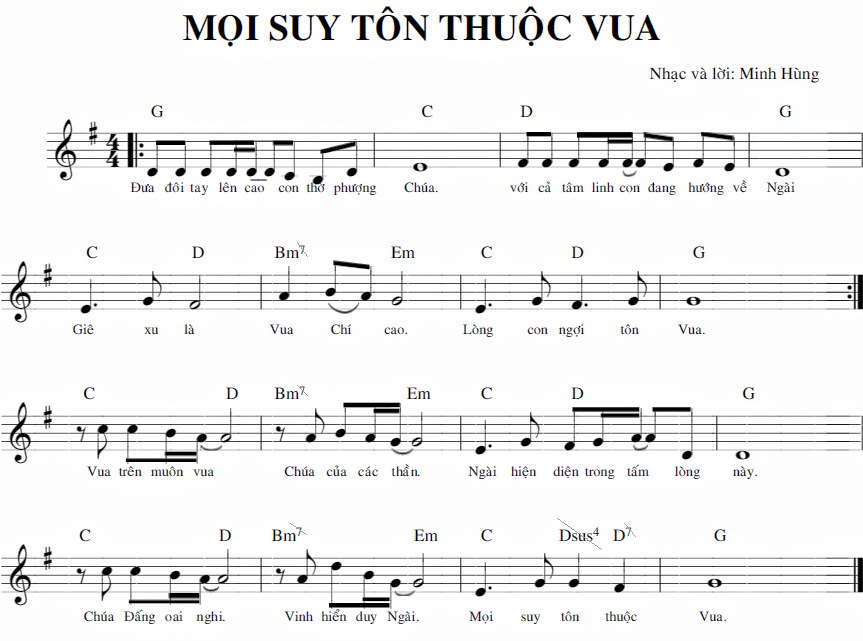 Mọi suy tôn thuộc Vua