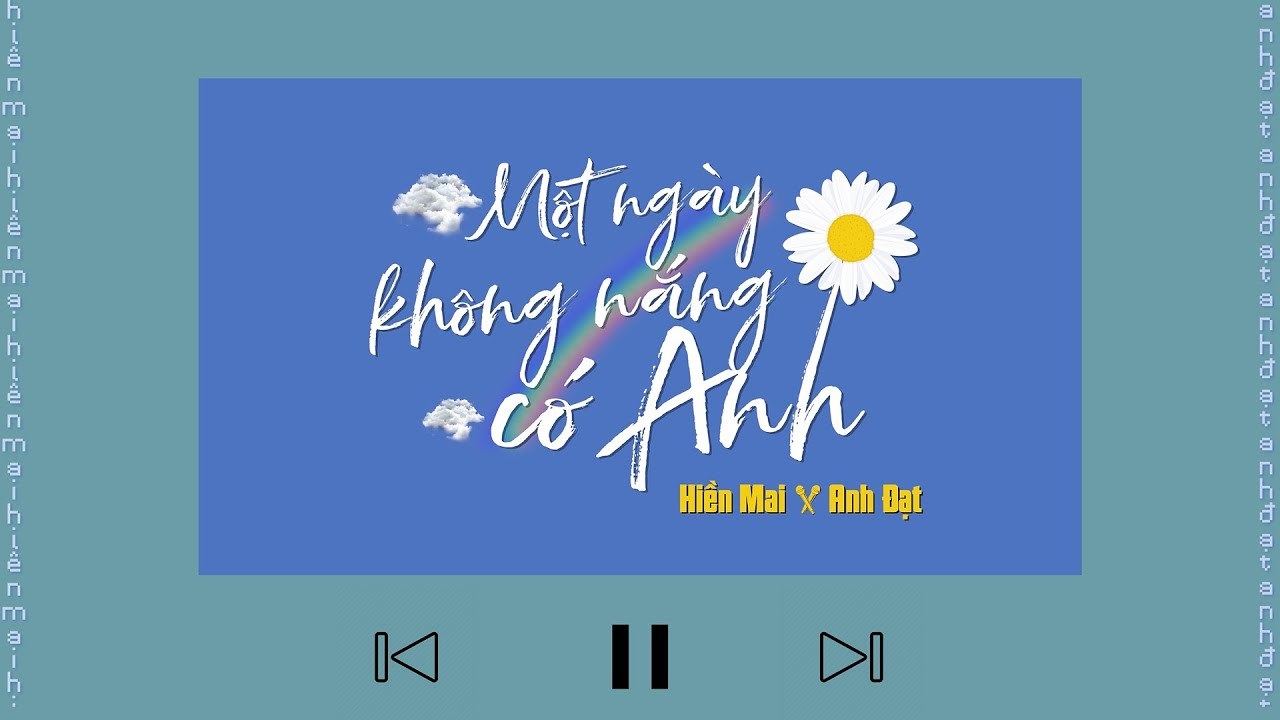 Một Ngày Không Nắng Có Anh