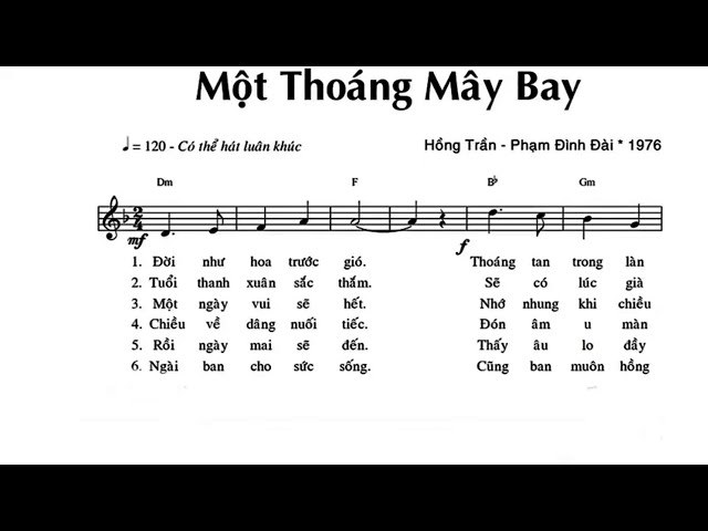 Một thoáng mây bay