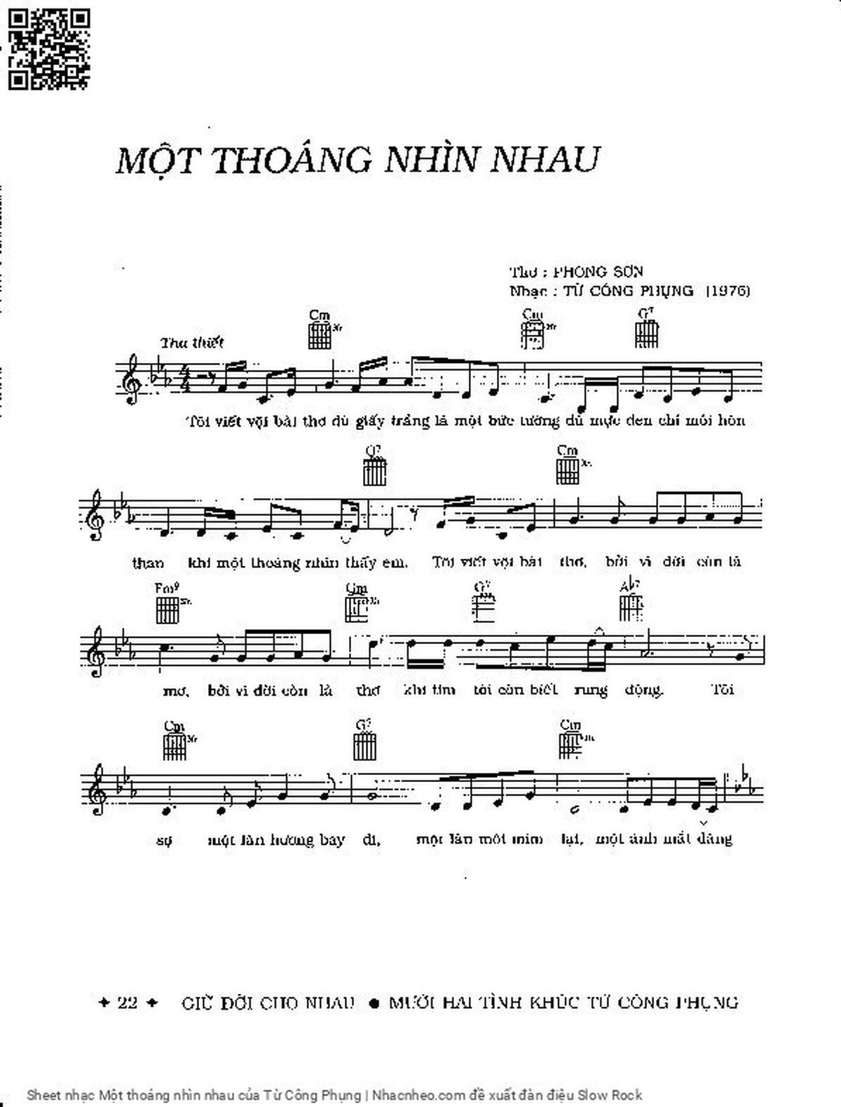 Một thoáng nhìn nhau