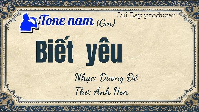 Nam Đã Biết Yêu