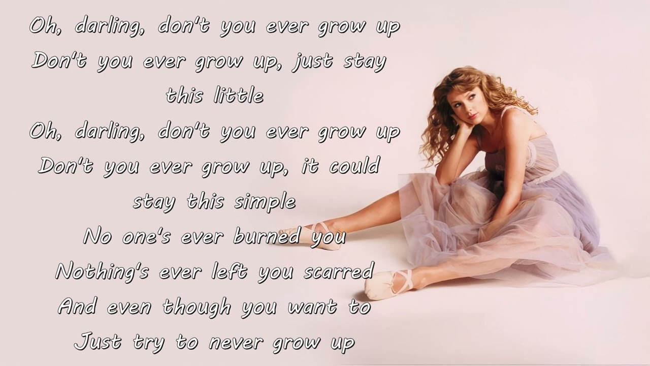 Never grow up