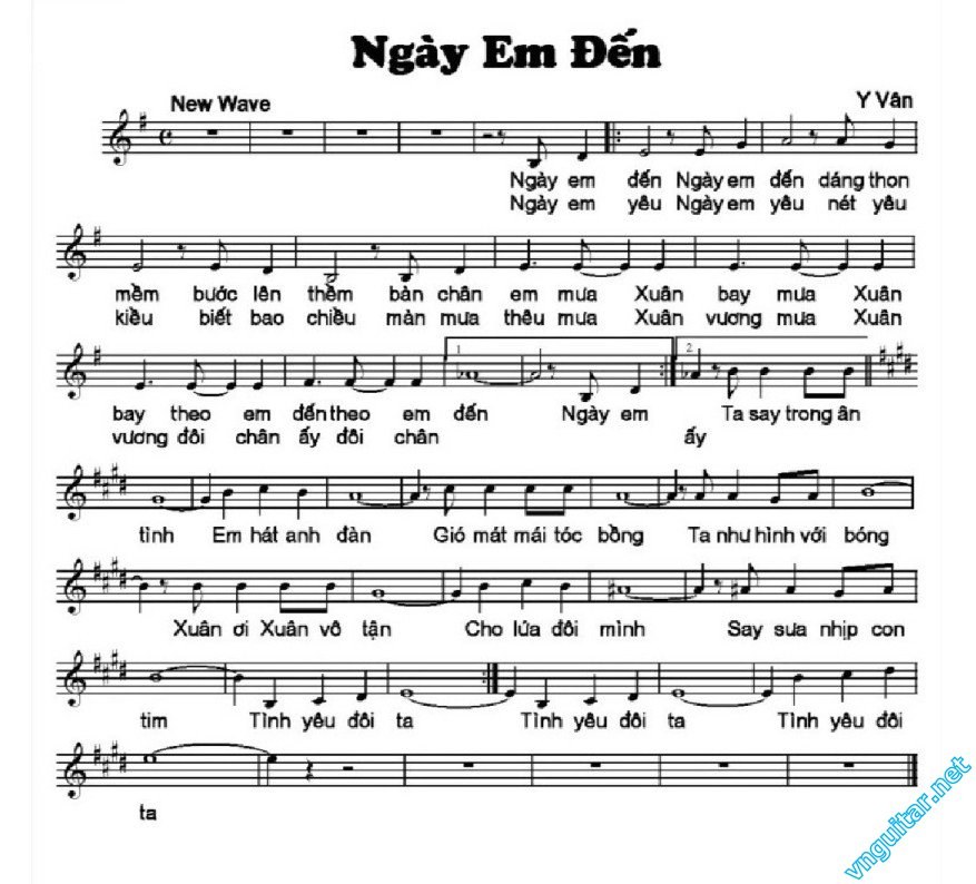 NGÀY EM ĐẾN
