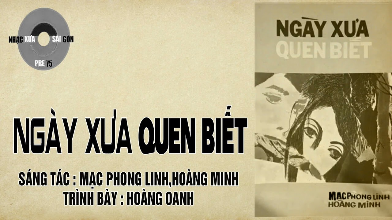 Ngày xưa quen biết