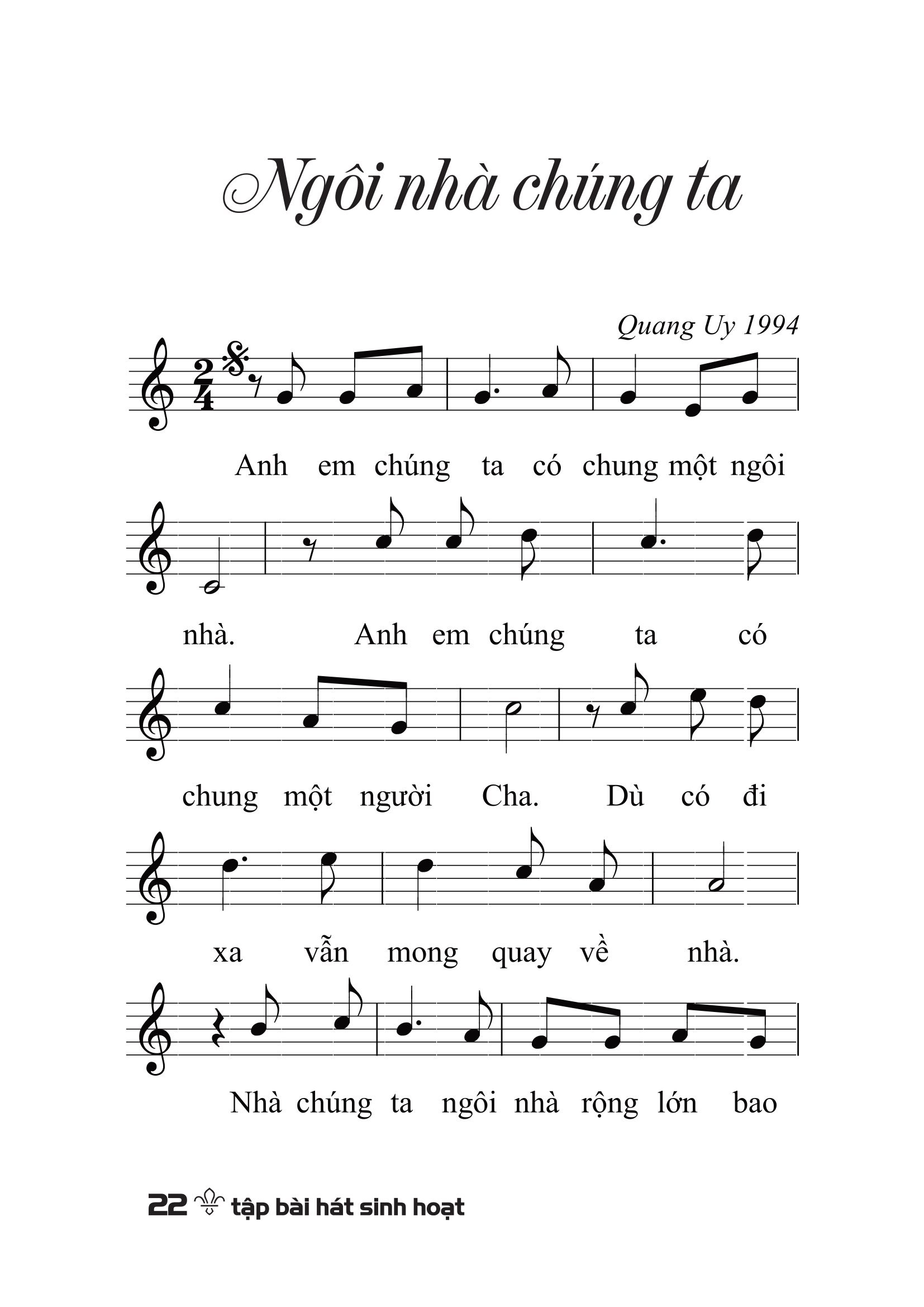 Ngôi Nhà Chúng Ta