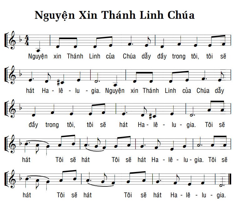 Nguyện Xin Thánh Linh Của Chúa