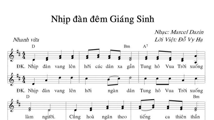 NHỊP ĐÀN ĐÊM GIÁNG SINH
