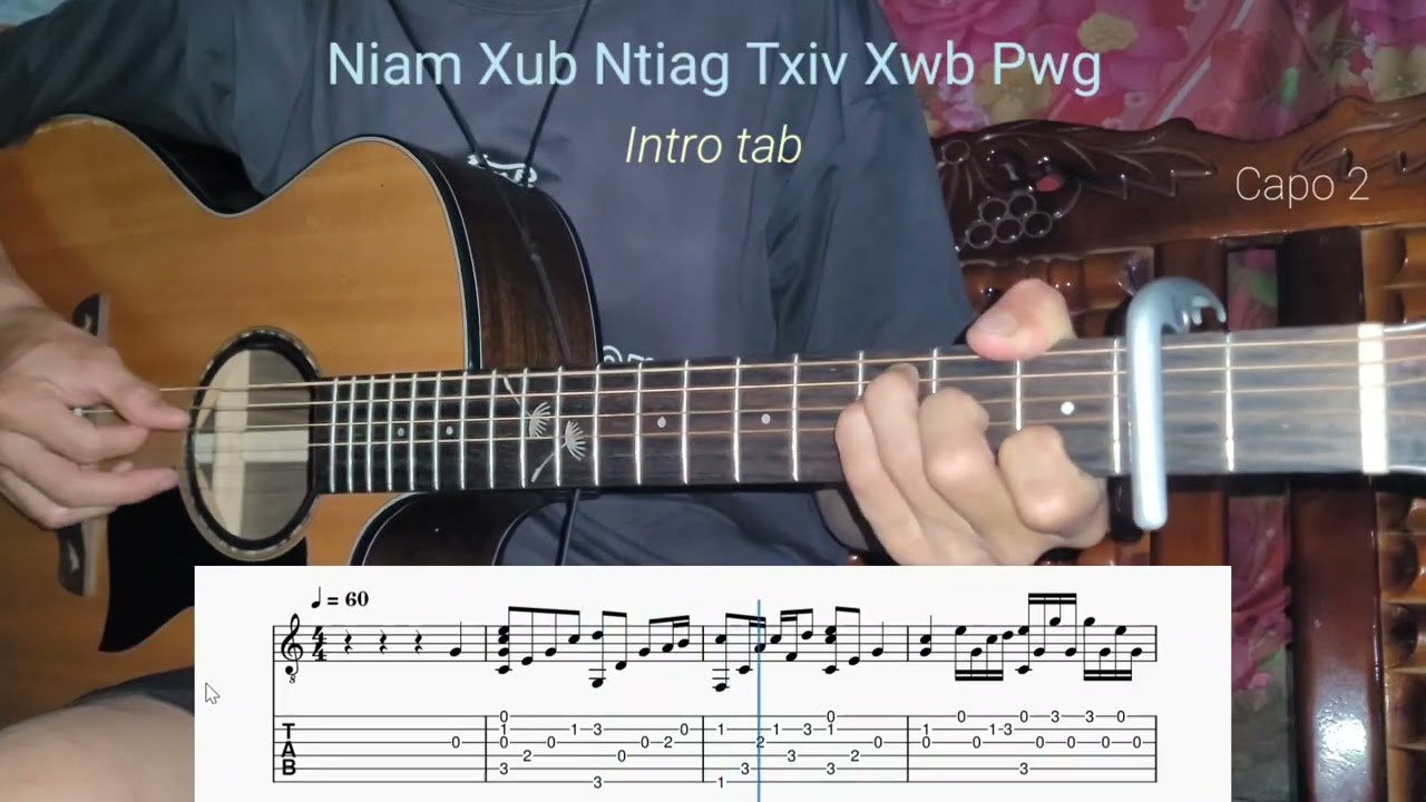 Niam Xub Ntiag Txiv Xwb Pwg Chord