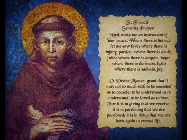 Prayer of St. Francis 