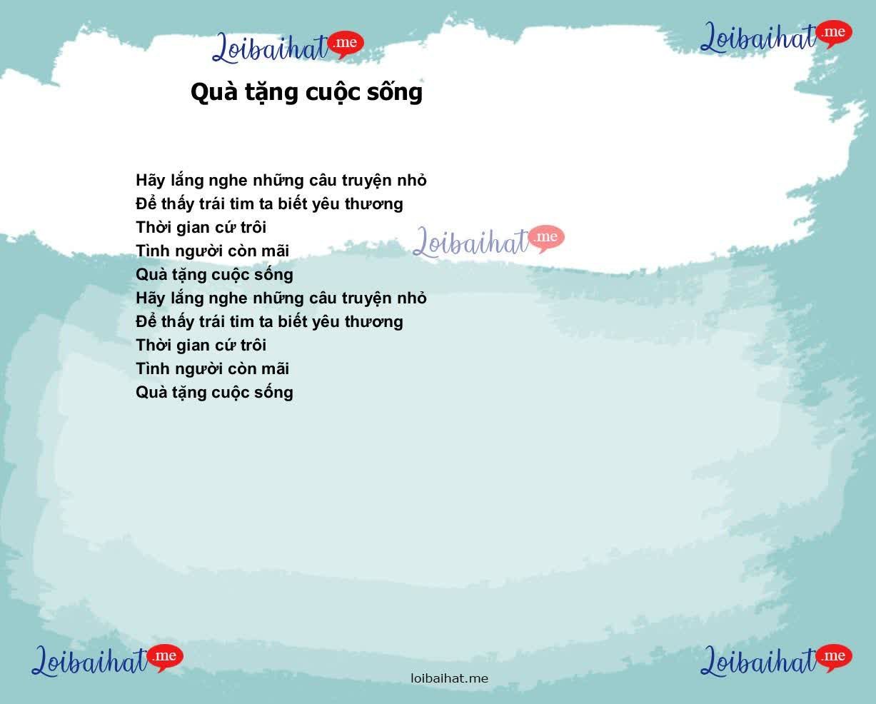 Quà Tặng Cuộc Sống