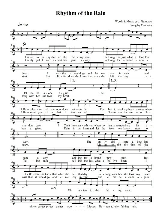 Rhythm Of The Rain