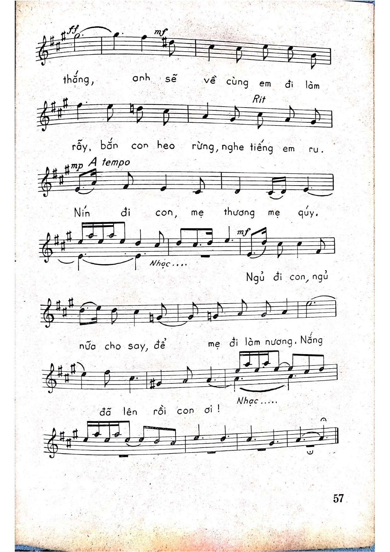 Ru Con Ngủ Trên Tay Ba