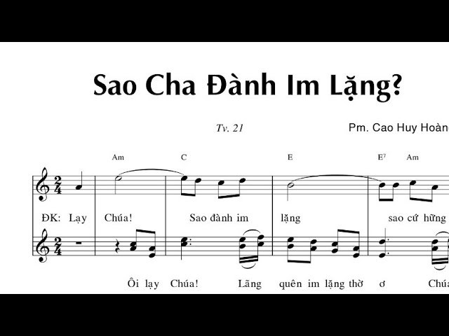 Sao Cha Đành Quên Con | Hallelujah