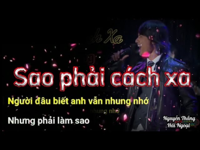Sao phải cách xa