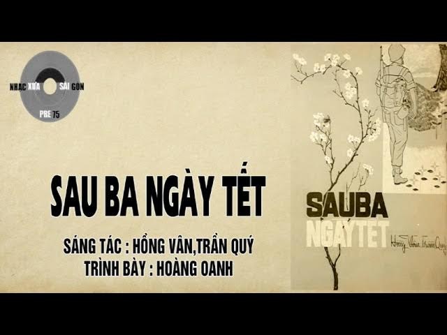 Sau ba ngày tết