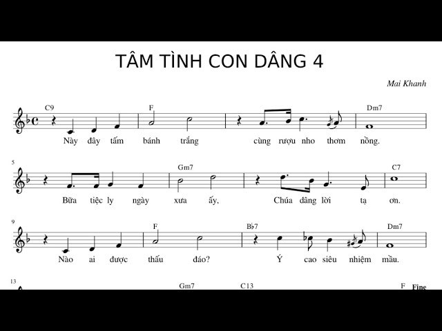 tâm tình con dâng 4