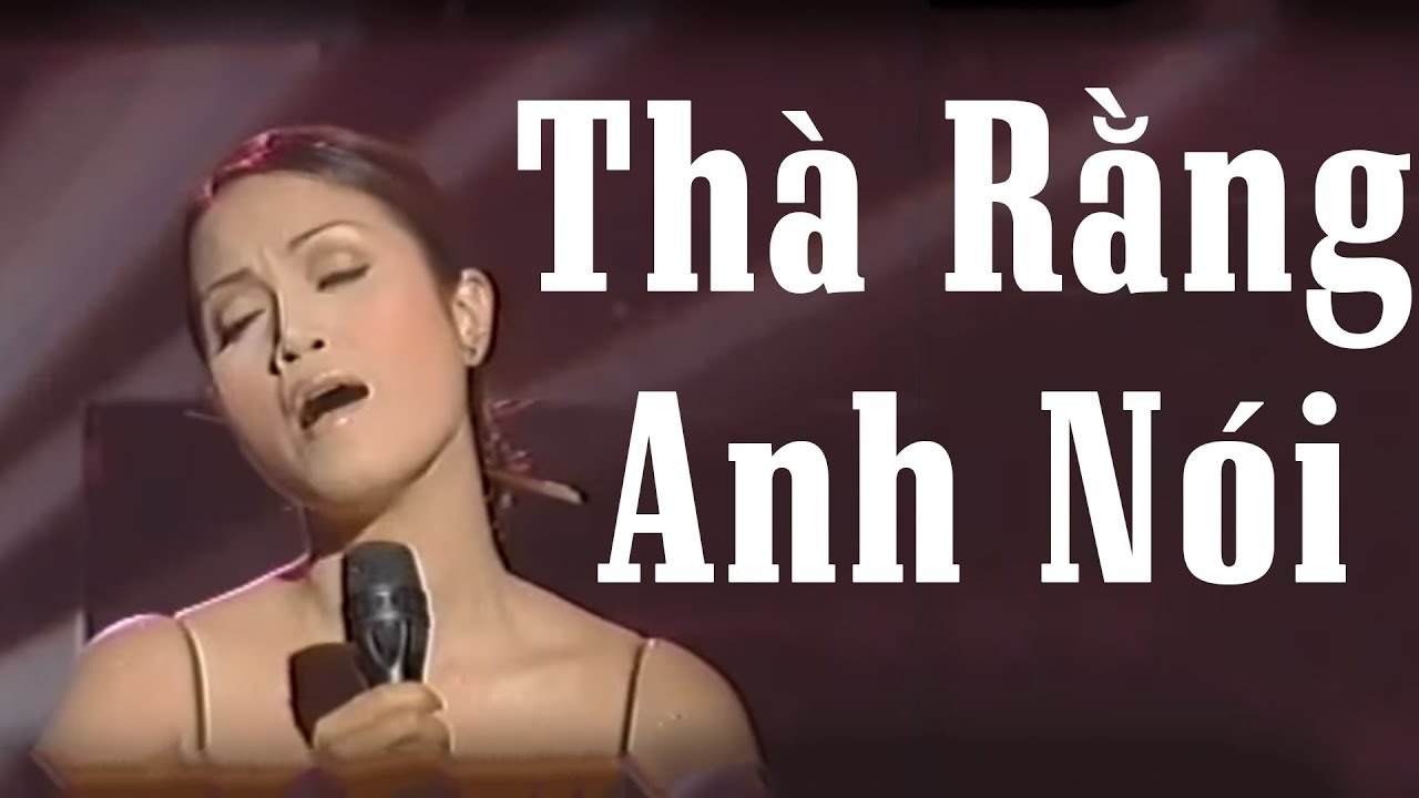 Thà rằng anh nói