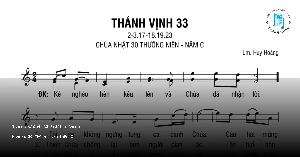 Thánh vịnh 33