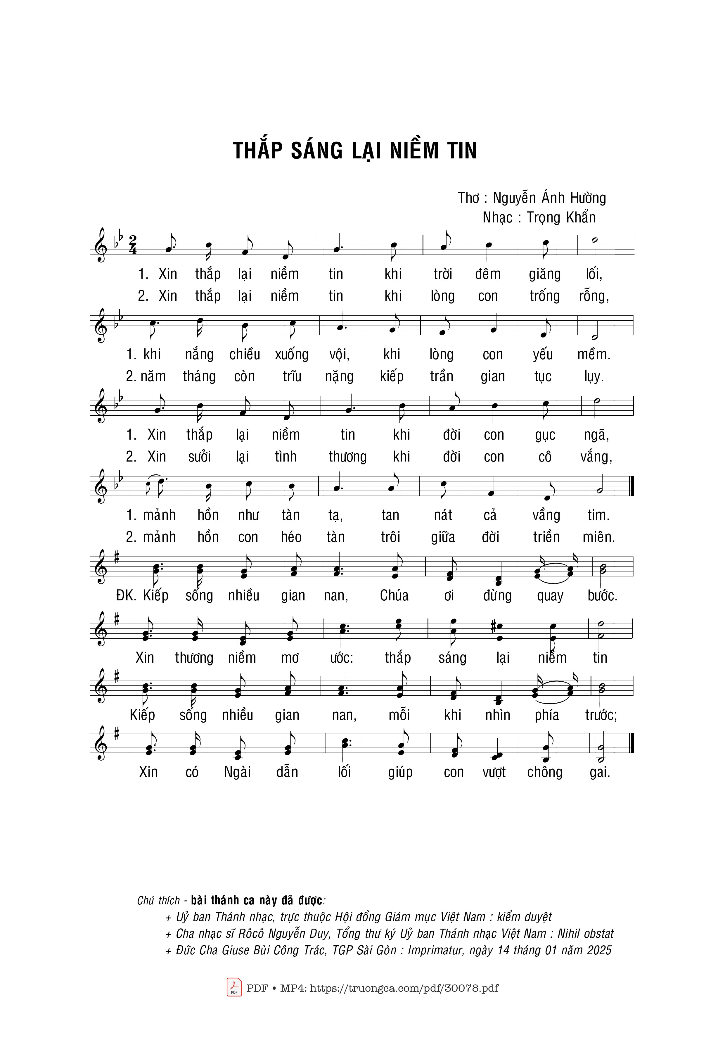 Thắp Sáng Niềm Tin