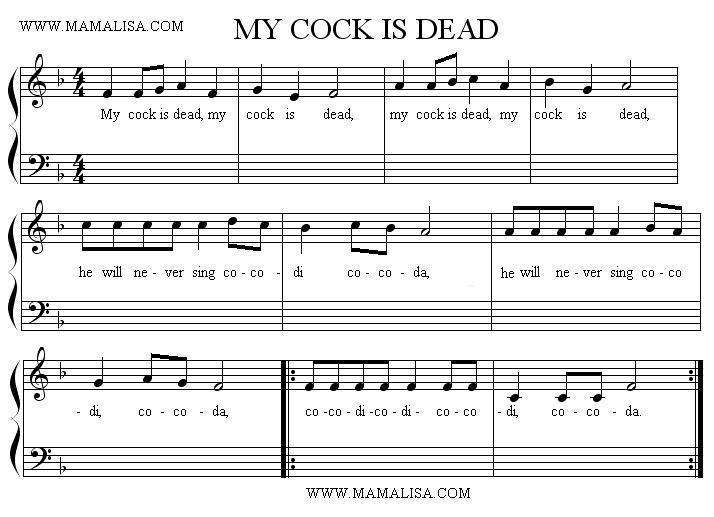 The cock is dead
