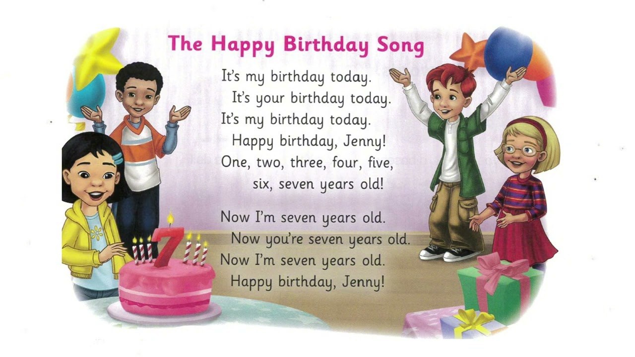  The happy birthday song