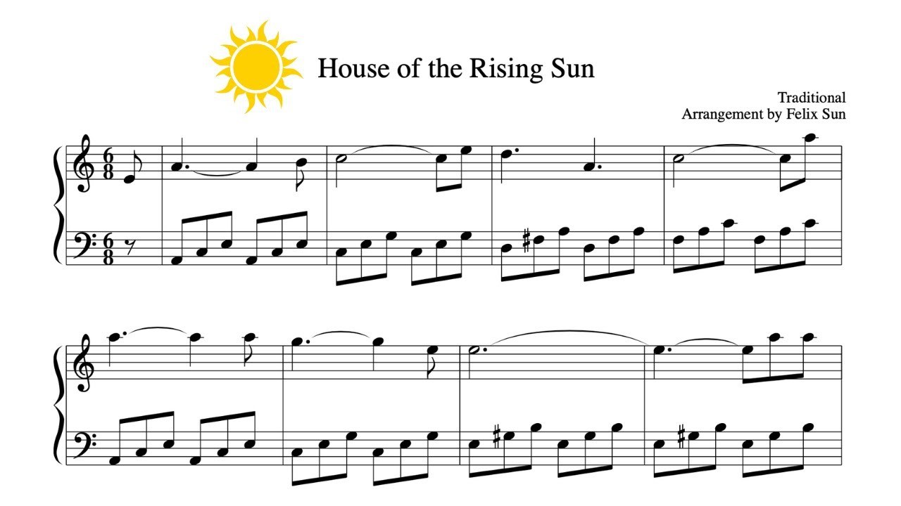 The House Of The Rising Sun