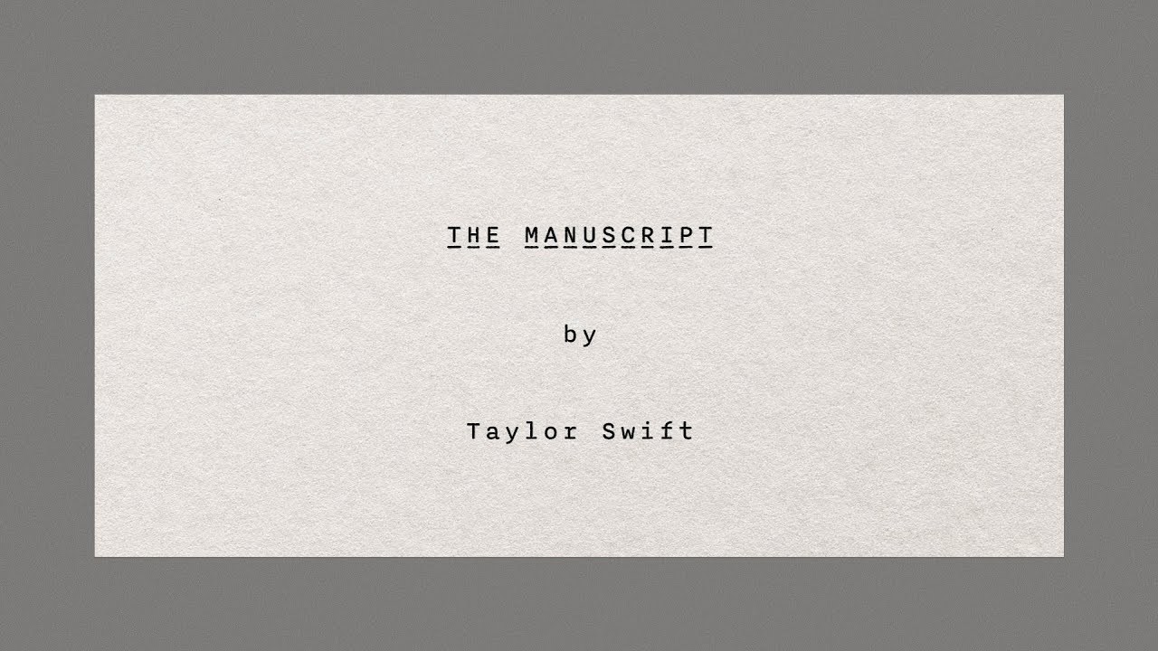 The Manuscript