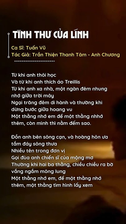 Thư của lính
