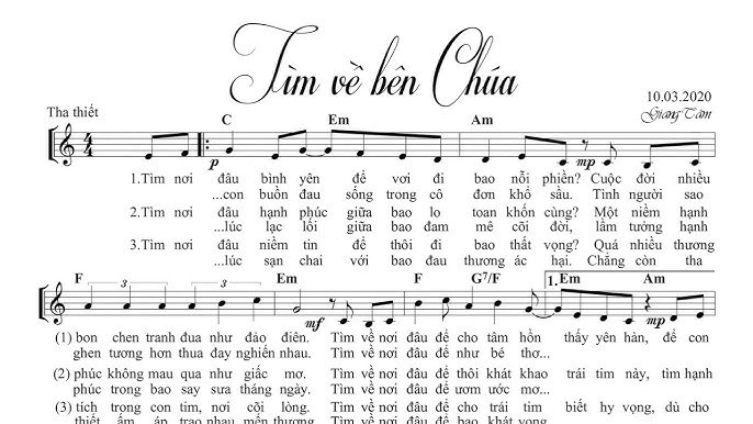 tìm về bên Chúa