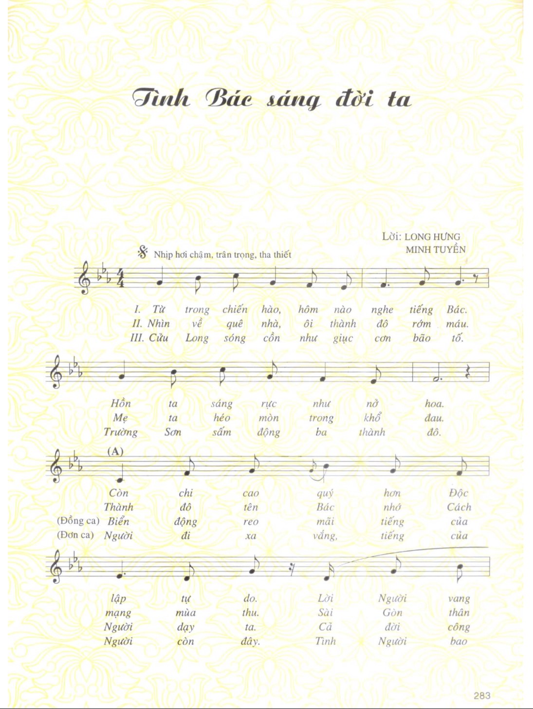 Tình Bác sáng đời ta